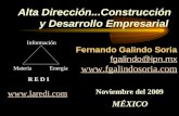 Alta Dirección...Construcción y Desarrollo Empresarial  MÉXICO Fernando Galindo Soria fgalindo@ipn.mx  fgalindo@ipn.mx.