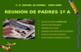 REUNIÓN DE PADRES 1º A INSTALACIONES I SERVICIOSINSTALACIONES EQUIPO DE MAESTROS HORARIO DE CLASE HORARIO DE ATENCIÓN DE PADRESHORARIO DE ATENCIÓN DE.