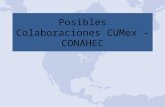 Posibles Colaboraciones CUMex - CONAHEC. Contenido Porqué el CONAHEC? Que es el CONAHEC? Problemas que enfrentamos Ideas para la colaboración.