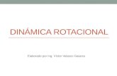 DINÁMICA ROTACIONAL Elaborado por Ing. Víctor Velasco Galarza.