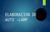 ELABORACION DE AUTO -LAMP. DIAGRAMA DE CONSTRUCCION.