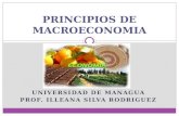 UNIVERSIDAD DE MANAGUA PROF. ILLEANA SILVA RODRIGUEZ PRINCIPIOS DE MACROECONOMIA.