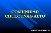 COMUNIDAD CHULCUNAG ALTO GINA BERRONES. CULTIVO DE MAIZ G.