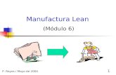 1 Manufactura Lean (Módulo 6) P. Reyes / Mayo de 2004.