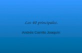 Los 40 principales. Andrés Carrillo Joaquín. Pintores.