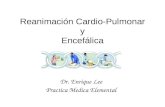 Reanimación Cardio-Pulmonar y Encefálica Dr. Enrique Lee Practica Medica Elemental.