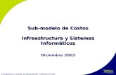 GC Organización y Sistemas de Información OSI - Telefónica CTC Chile Sub-modelo de Costos Infraestructura y Sistemas Informáticos Diciembre 2003.