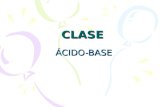 CLASE ÁCIDO-BASE. CONTENIDOS Teorías de ácido-base. Ácidos. Bases. pH y Escala de pH. Cálculo de pH y pOH. Reacciones de neutralización.