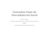 Conceptos Clave de Mercadotecnia Social Namir Nava Gerente del Programa Pride Latinoamerica RARE nnava@rareconservation.org.