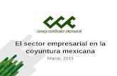 El sector empresarial en la coyuntura mexicana Marzo, 2015.