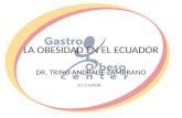 LA OBESIDAD EN EL ECUADOR DR. TRINO ANDRADE ZAMBRANO.