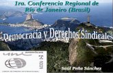 1ra. Conferencia Regional de Río de Janeiro (Brasil) Saúl Peña Sánchez.