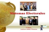 Siste Sistemas Electorales 4º Medio Instituto Abdón Cifuentes.