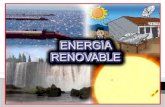 Una energía renovable, limpia o alternativa, es aquella energía que en el proceso de extracción, producción, distribución y aprovechamiento NO produce.