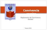 Reglamento de Convivencia Escolar Convivencia escolar Temuco 2015.