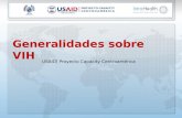 Generalidades sobre VIH USAID| Proyecto Capacity Centroamérica.