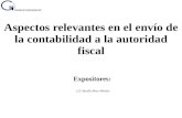 Aspectos relevantes en el envío de la contabilidad a la autoridad fiscal Expositores: C.P. Nicolás Pérez Méndez.