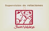 Supervisión de relaciones.  Historia  Juan Valdez es un personaje colombiano creado por la agencia Doyle Dane Bernbach (DDB) en 1959 por encargo de.