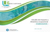 Estudio de Impacto y Dinámica ocupacional - EGRESADOS - Abril 15 de 2015 SEDE CARTAGO.