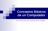 Conceptos Básicos de un Computador Herramientas de Colaboración Digital.