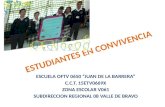 ESTUDIANTES EN CONVIVENCIA ESCUELA OFTV 0650 “JUAN DE LA BARRERA” C.C.T. 15ETV0669X ZONA ESCOLAR V061 SUBDIRECCION REGIONAL 08 VALLE DE BRAVO.