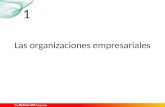 Las organizaciones empresariales 1. 1. La empresa como organización La empresa es una organización porque: 1)Es un conjunto organizado de bienes, derechos.