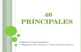 40 PRINCIPALES Alejandro Camps Rodríguez 1º Magisterio Ed. Primaria – Universidad de Huelva.