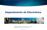 1  Departamento de Electrónica Departamento de Electrónica - UTFSM Casilla Postal 110 - V, Valparaíso.