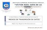 Mg(c) Ing. Miguel A. Mendoza Dionicio Unidad Didáctica: Diseño de Redes de Comunicación Instituto Superior Tecnológico Público INSTITUTO SUPERIOR TECNOLÓGICO.