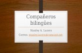 Compañeros bilingües Stanley A. Lucero Correo: stanley.lucero@comcast.netstanley.lucero@comcast.net.