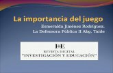 Esmeralda Jiménez Rodríguez. La Defensora Pública II Abg. Taíde.