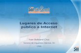 Lugares de Acceso público a Internet Ivan Beltrand Cruz Servicio de Impuestos Internos, SII Chile.