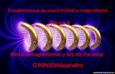 Fundamentos de electricidad y magnetismo Tarea 4 G10N20Alejandro Electromagnetismo y ley de Faraday.