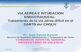 27-09-2005 SARTD CONSORCIO HOSPITAL GENERAL UNIVERSITARIO DE VALENCIA Dr. Juan Catalá Bauset Servicio de Anestesia Reanimacion y Terapeutica del Dolor.