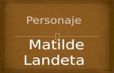 Matilde Landeta.   Directora y guionista de cine. Nació en lo que hoy es el Centro Histórico de la Ciudad de México, el 20 de septiembre de 1913. Murió.