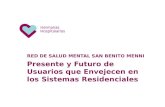 RED DE SALUD MENTAL SAN BENITO MENNI Presente y Futuro de Usuarios que Envejecen en los Sistemas Residenciales.