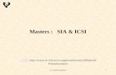 A. García-Alonso1 Masters : SIA & ICSI LINK LINK .