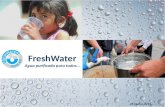 FreshWater Agua purificada para todos… 26 mayo 2015.