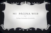 MI PÁGINA WEB Felipe González Jaramillo. IMAGEN PAGINA WEB DE FELIPE.
