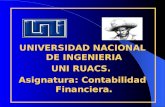 UNIVERSIDAD NACIONAL DE INGENIERIA UNI RUACS. Asignatura: Contabilidad Financiera.