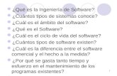 Examen Diagnostico ¿Qué es la Ingeniería de Software? ¿Cuántos tipos de sistemas conoce? ¿Cuál es el ámbito del software? ¿Qué es el Software? ¿Cuál es.