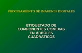 PROCESAMIENTO DE IMÁGENES DIGITALES ETIQUETADO DE COMPONENTES CONEXAS EN ÁRBOLES CUADRÁTICOS.