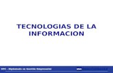 UPC - Diplomado en Gestión Empresarial TECNOLOGIAS DE LA INFORMACION.