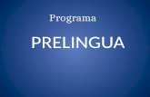 Programa PRELINGUA. Metodología del Software PreLingua es una herramienta de estimulación del prelenguaje. Trabaja aspectos de la etapa prelingüística.