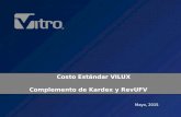 Costo Estándar VILUX Complemento de Kardex y RevUFV Mayo, 2015.