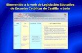 Bienvenido a la web de Legislación Educativa de Escuelas Católicas de Castilla y León.