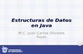 1 Estructuras de Datos en Java M.C. Juan Carlos Olivares Rojas.