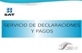 SERVICIO DE DECLARACIONES Y PAGOS. Ingresa a la página  Servicio de Declaraciones y Pagos R F C ********