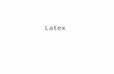Latex. Latex es un lenguaje orientado a la composición automática de documentos, particularmente útil cuando el texto incluye símbolos matemáticos. A.