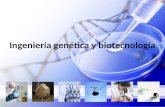 Ingeniería genética y biotecnología. La biotecnología es la tecnología basada en la Biología, especialmente usada en agricultura, farmacia, ciencia de.